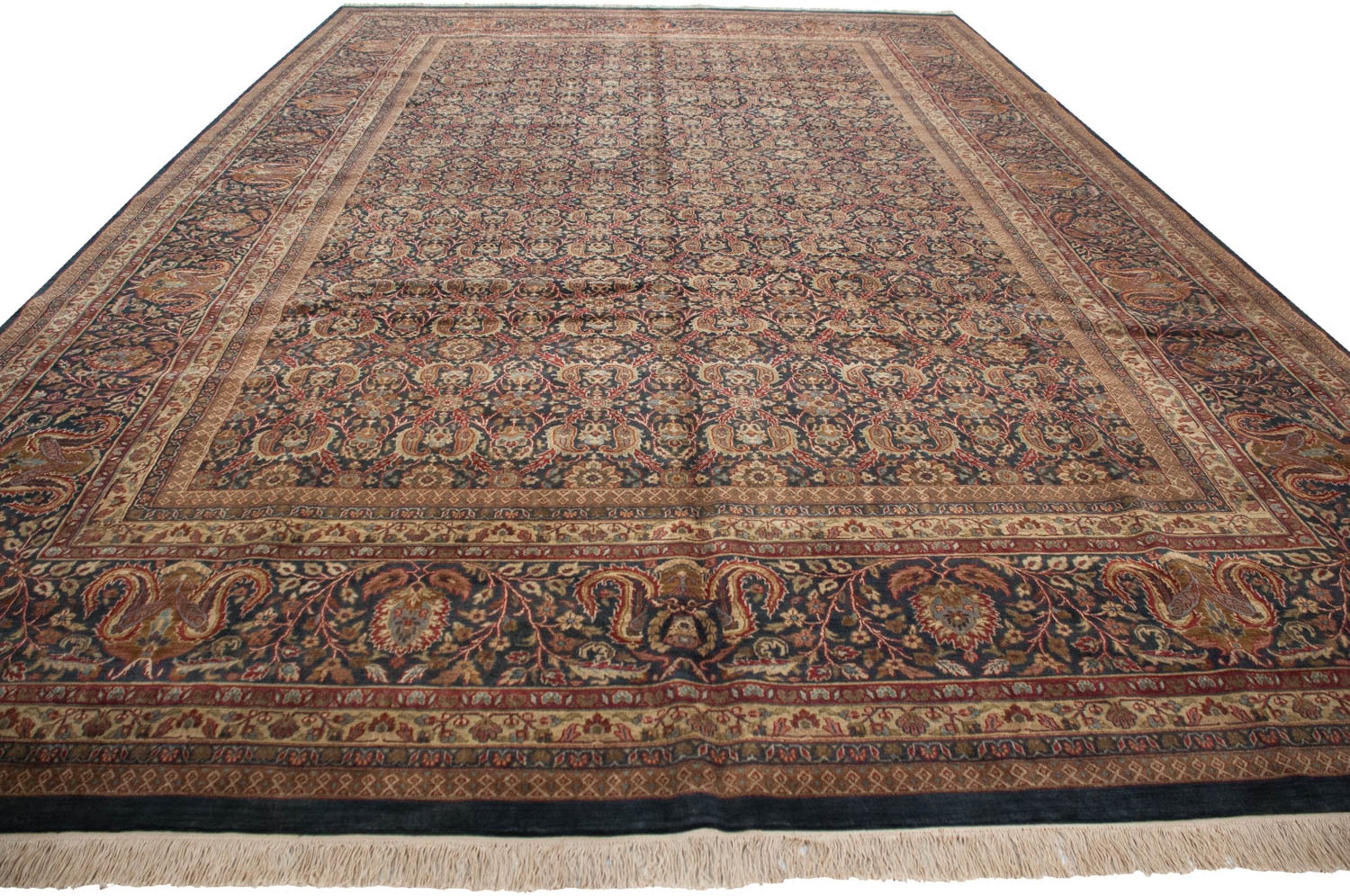 11.5x18 Vintage Indian Doroksh Design Carpet by Old New House® - product image 3 for Resin Society