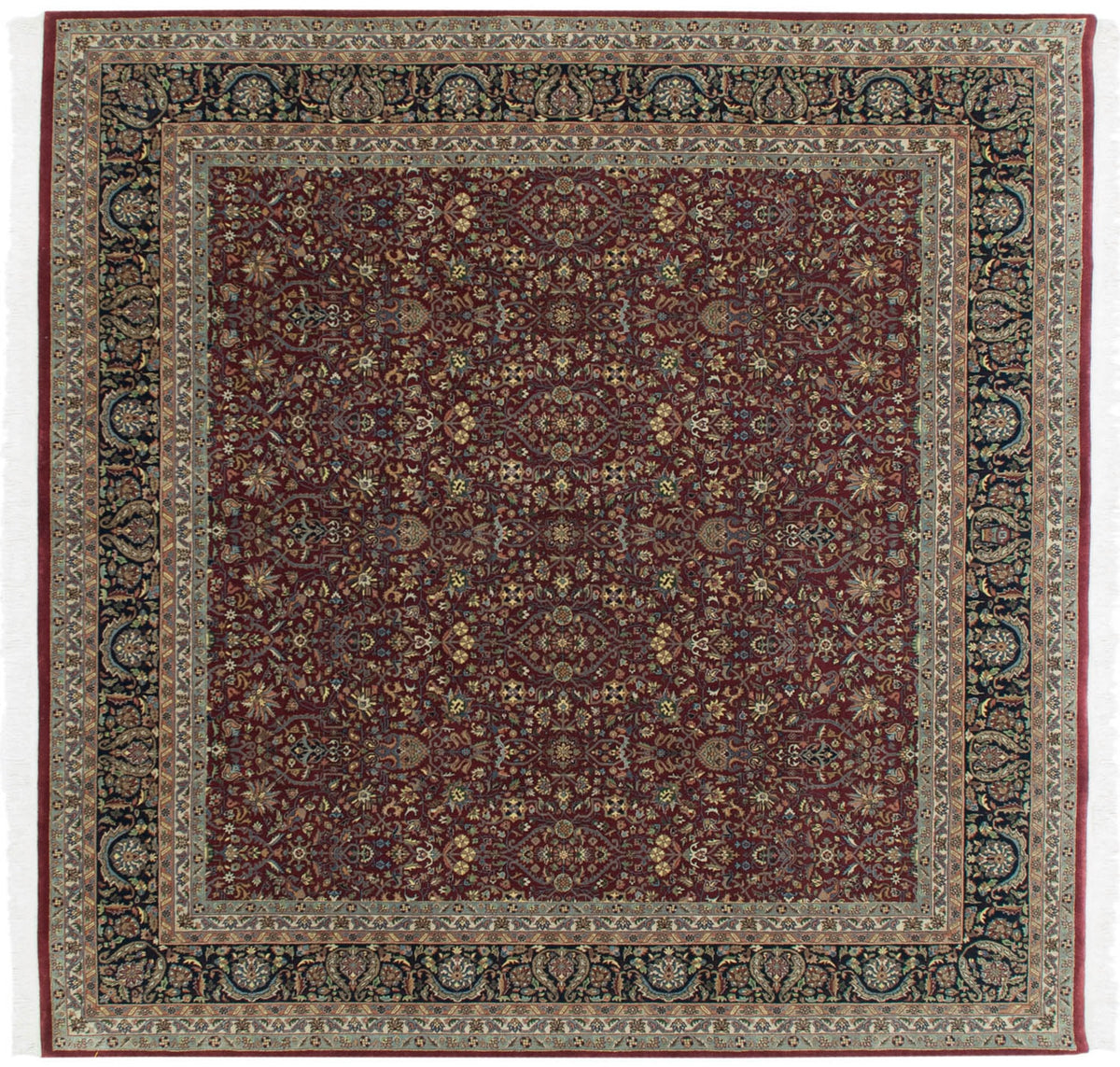 10x10 New Indian Tabriz Design Square Carpet by Old New House® - main product image for Resin Society
