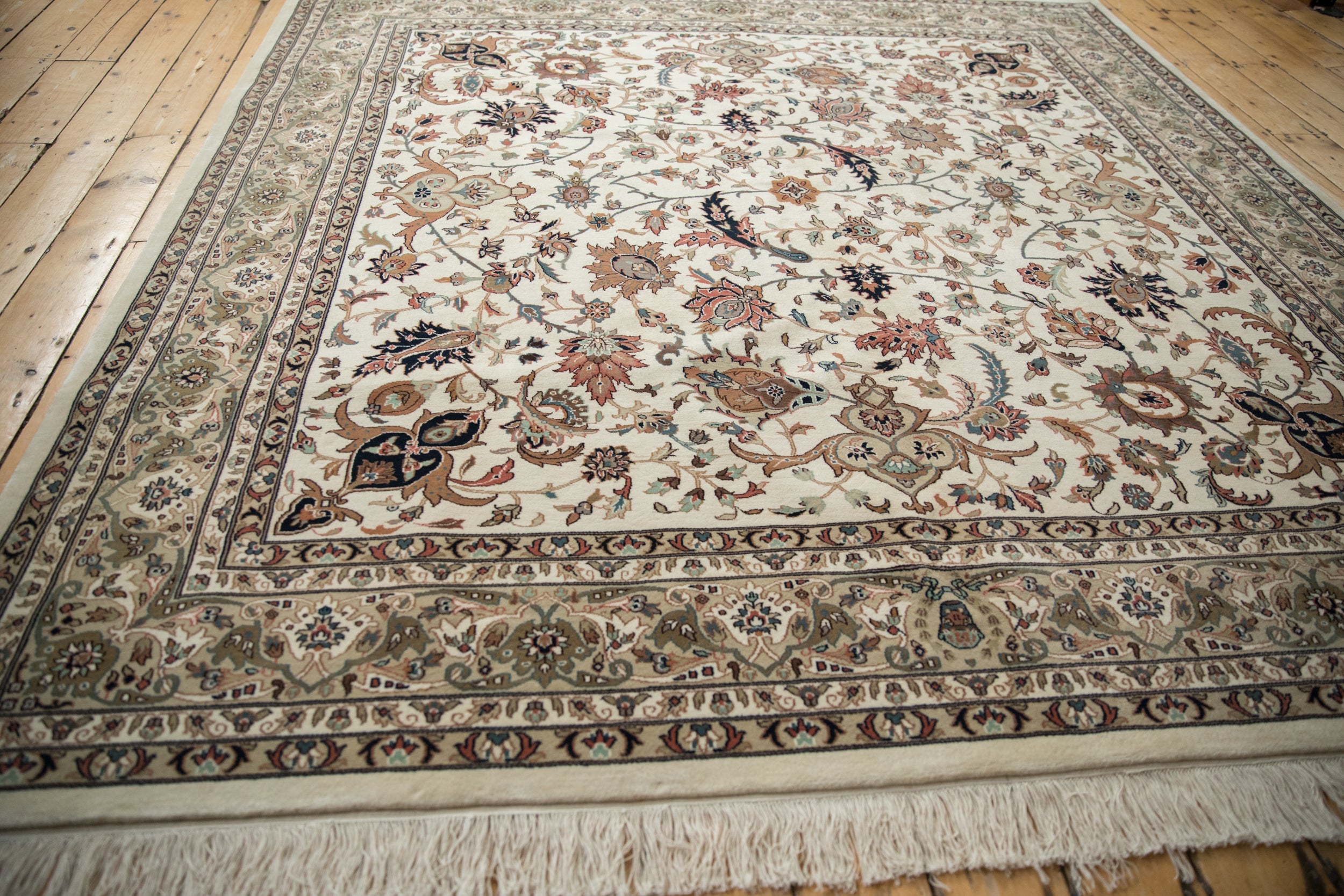 8x8 New Indian Isfahan Design Square Carpet by Old New House® - product image 8 for Resin Society