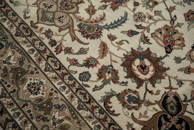 8x8 New Indian Isfahan Design Square Carpet by Old New House® - product image 9 for Resin Society