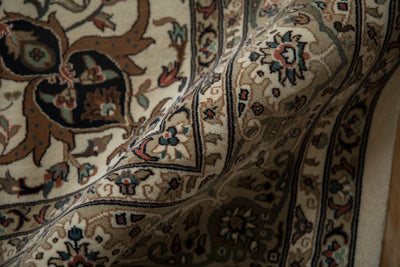 8x8 New Indian Isfahan Design Square Carpet by Old New House® - product image 10 for Resin Society