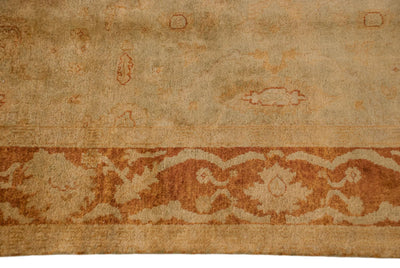 6x9 New Gold Wash Indian Oushak Design Carpet by Old New House® - product image 4 for Resin Society