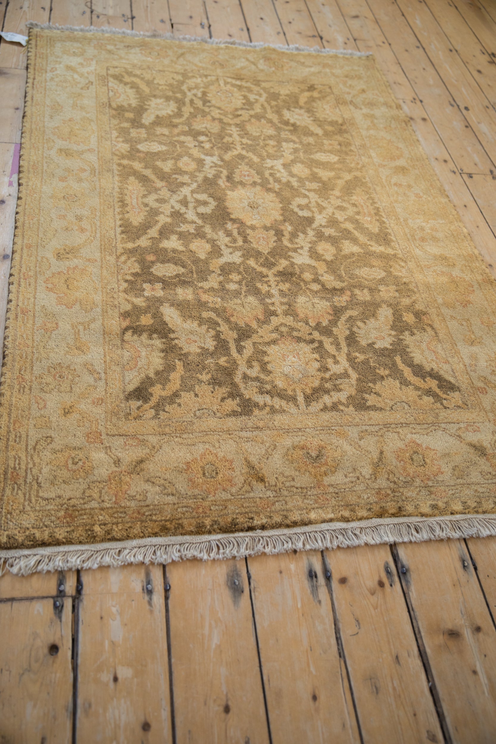 4x6 New Gold Wash Indian Oushak Design Rug by Old New House® - product image 8 for Resin Society