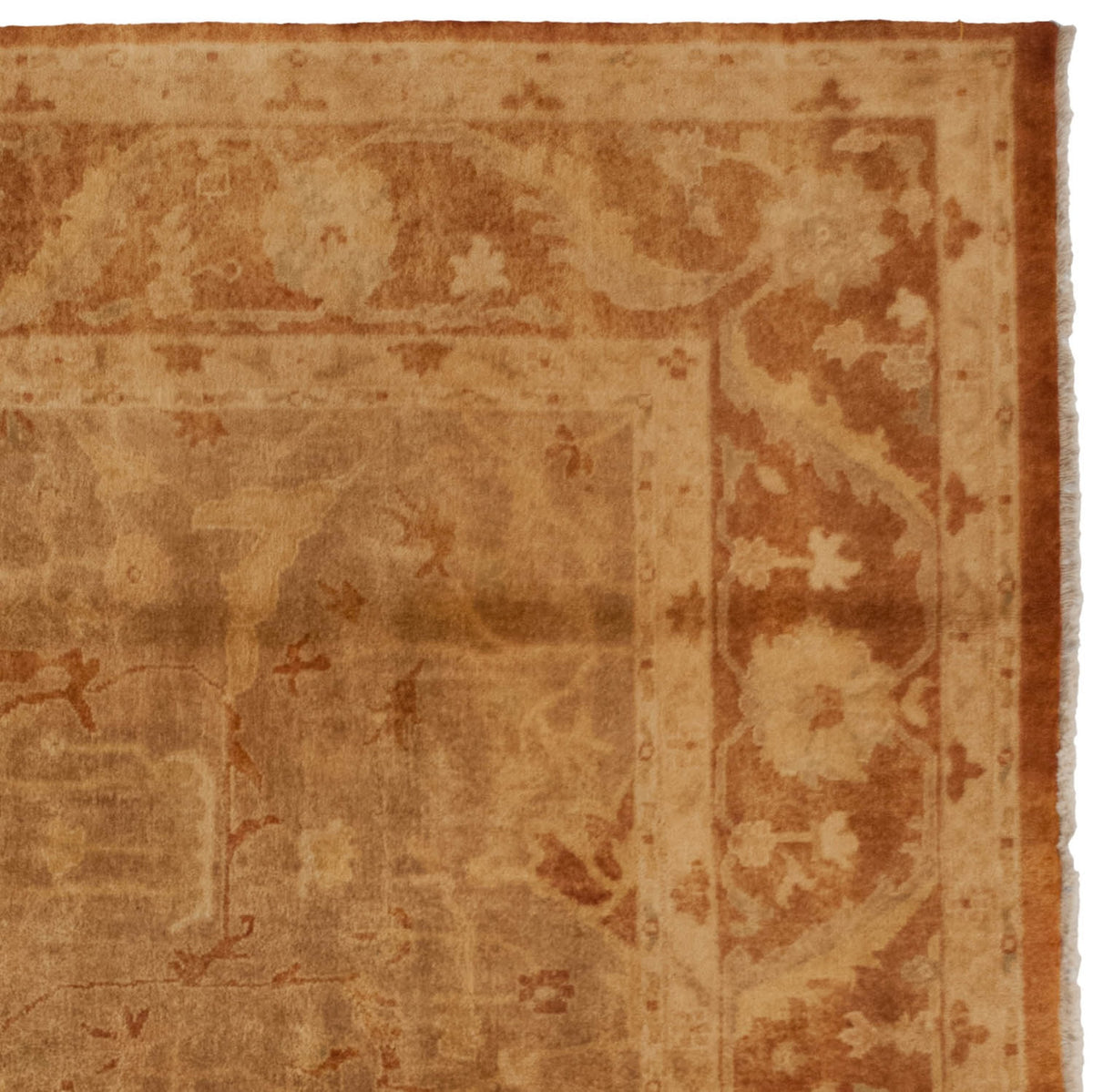 10x13.5 New Gold Wash Indian Oushak Design Carpet by Old New House® - product image 5 for Resin Society