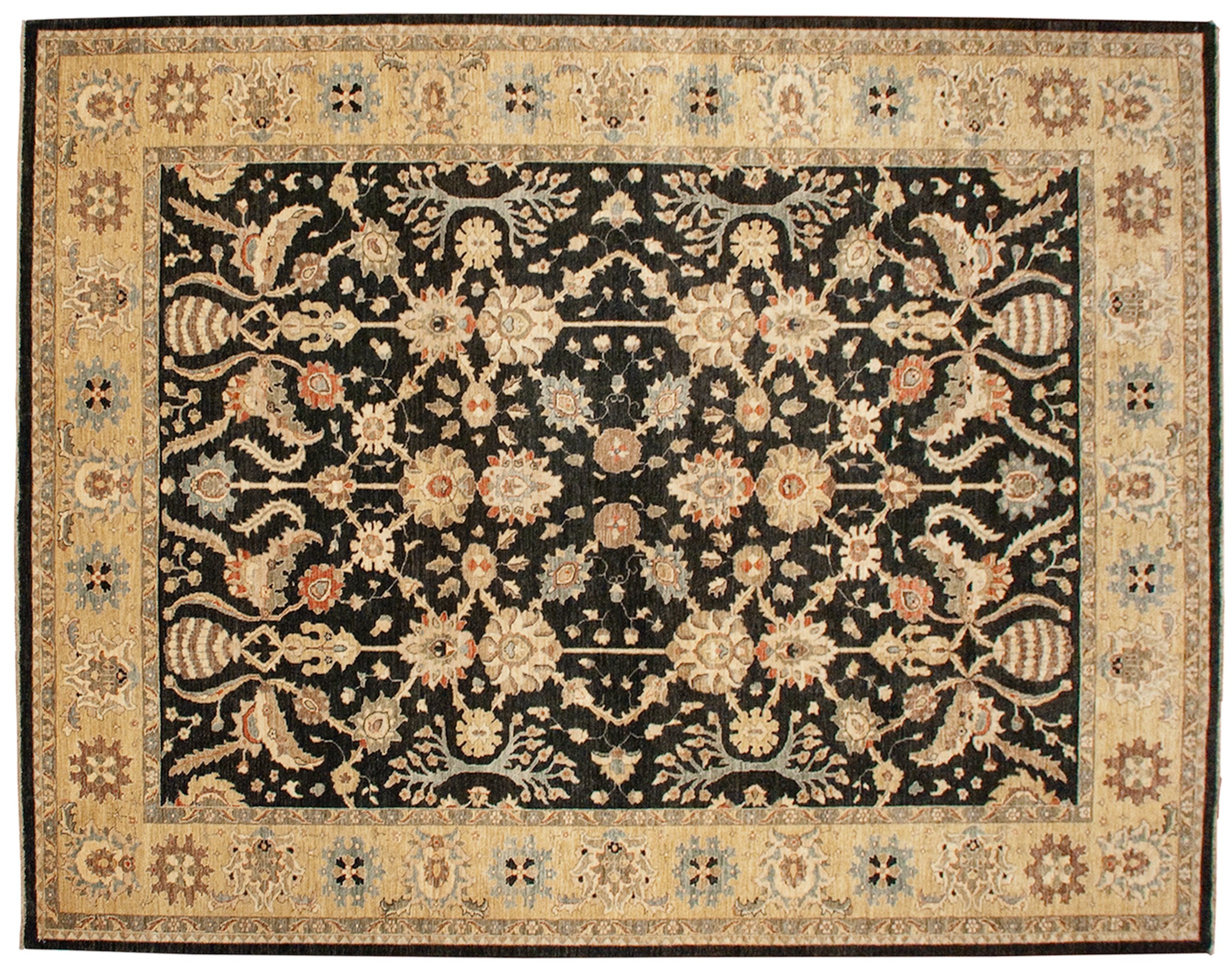 9x11.5 New Pakistani Sultanabad Design Carpet by Old New House® - product image 2 for Resin Society