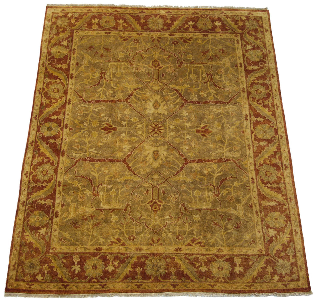 8x10 New Gold Wash Indian Oushak Design Carpet by Old New House® - product image 4 for Resin Society