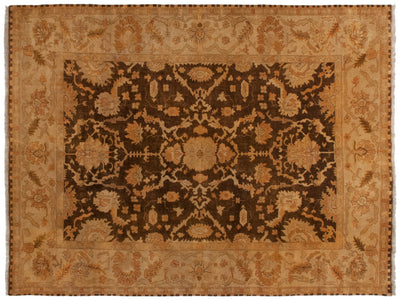 9x12 New Gold Wash Indian Oushak Design Carpet by Old New House® - main product image for Resin Society