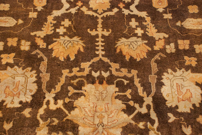 9x12 New Gold Wash Indian Oushak Design Carpet by Old New House® - product image 3 for Resin Society