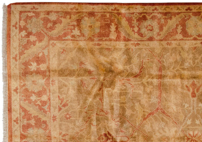 8x10 New Gold Wash Indian Oushak Design Carpet by Old New House® - product image 5 for Resin Society