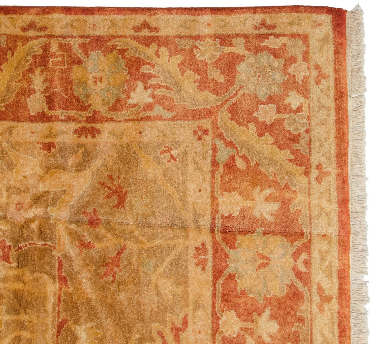 8x10 New Gold Wash Indian Oushak Design Carpet by Old New House® - product image 6 for Resin Society