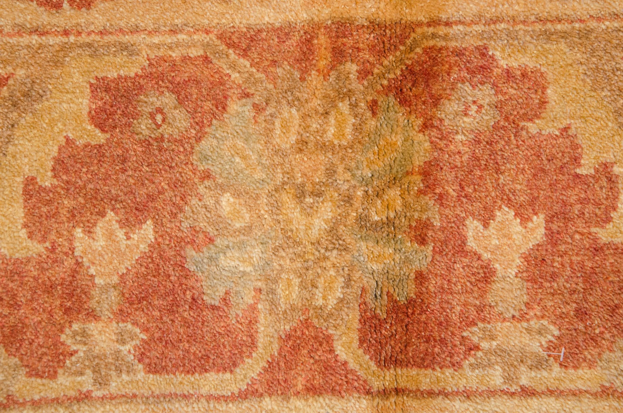 8x10 New Gold Wash Indian Oushak Design Carpet by Old New House® - product image 7 for Resin Society