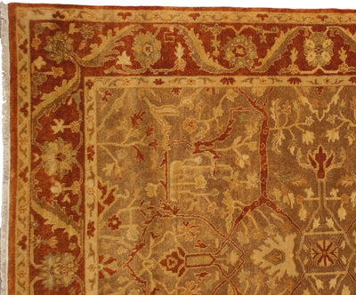 8x10 New Gold Wash Indian Oushak Design Carpet by Old New House® - product image 3 for Resin Society
