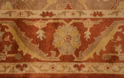 8x10 New Gold Wash Indian Oushak Design Carpet by Old New House® - product image 5 for Resin Society