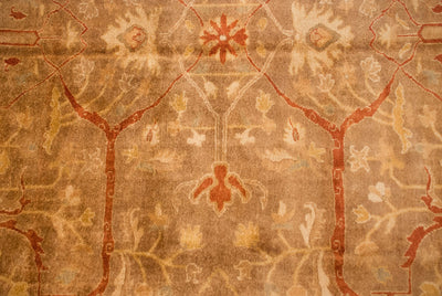 8.5x11.5 New Gold Wash Indian Oushak Design Carpet by Old New House® - product image 6 for Resin Society