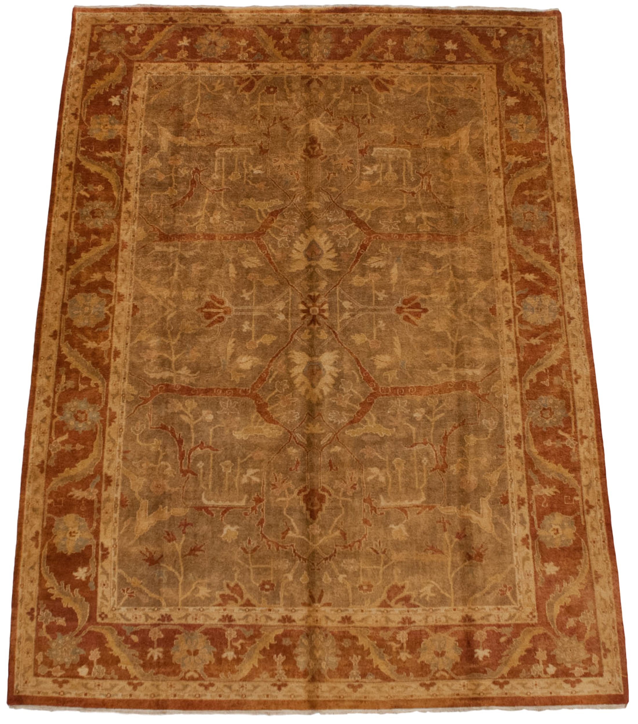 10x13.5 New Gold Wash Indian Oushak Design Carpet by Old New House® - product image 3 for Resin Society