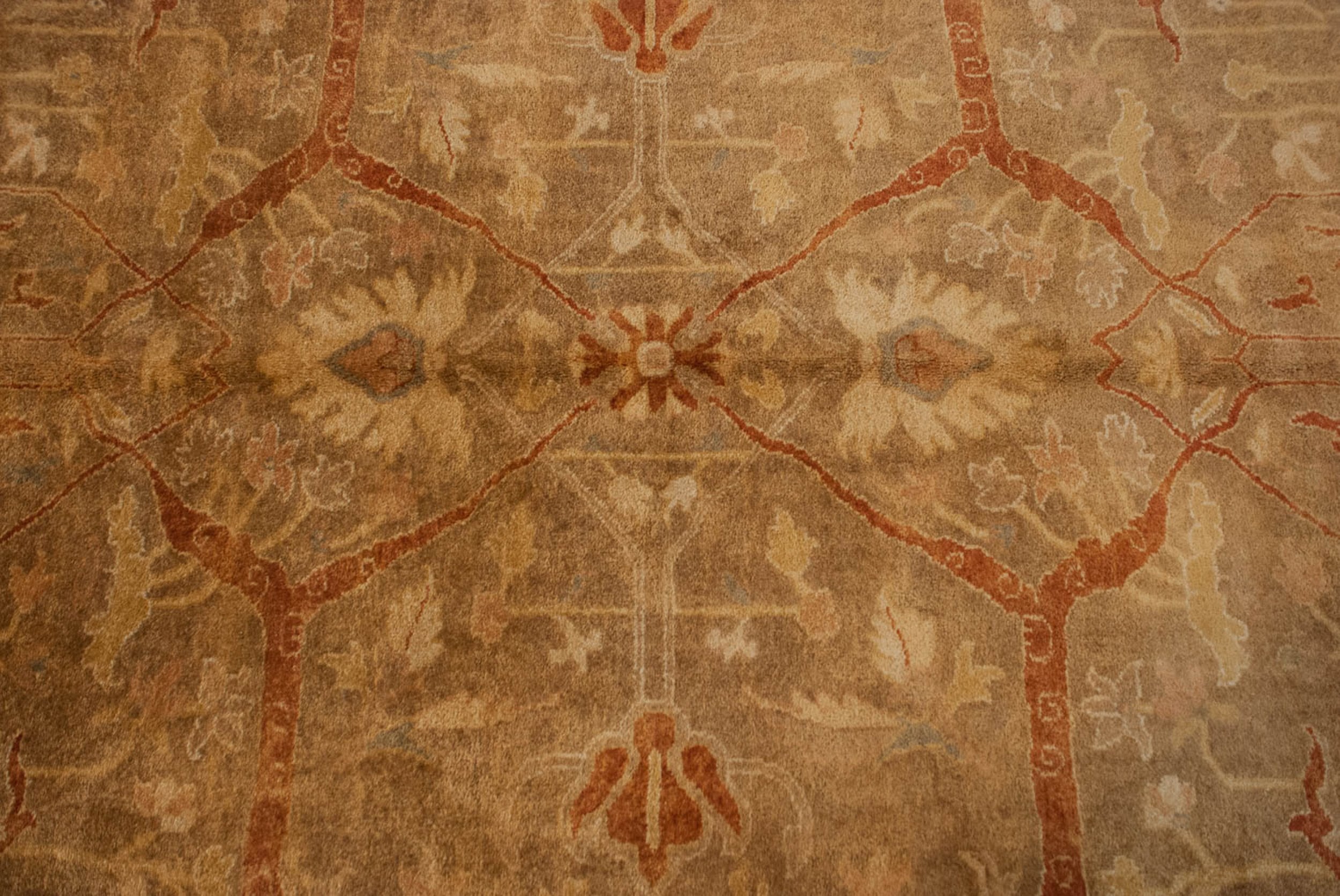 10x13.5 New Gold Wash Indian Oushak Design Carpet by Old New House® - product image 7 for Resin Society