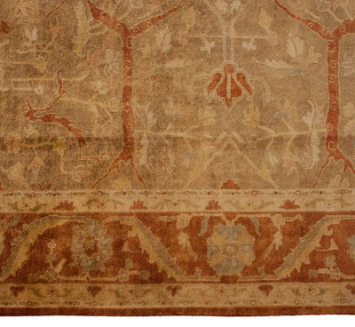 10x13.5 New Gold Wash Indian Oushak Design Carpet by Old New House® - product image 8 for Resin Society