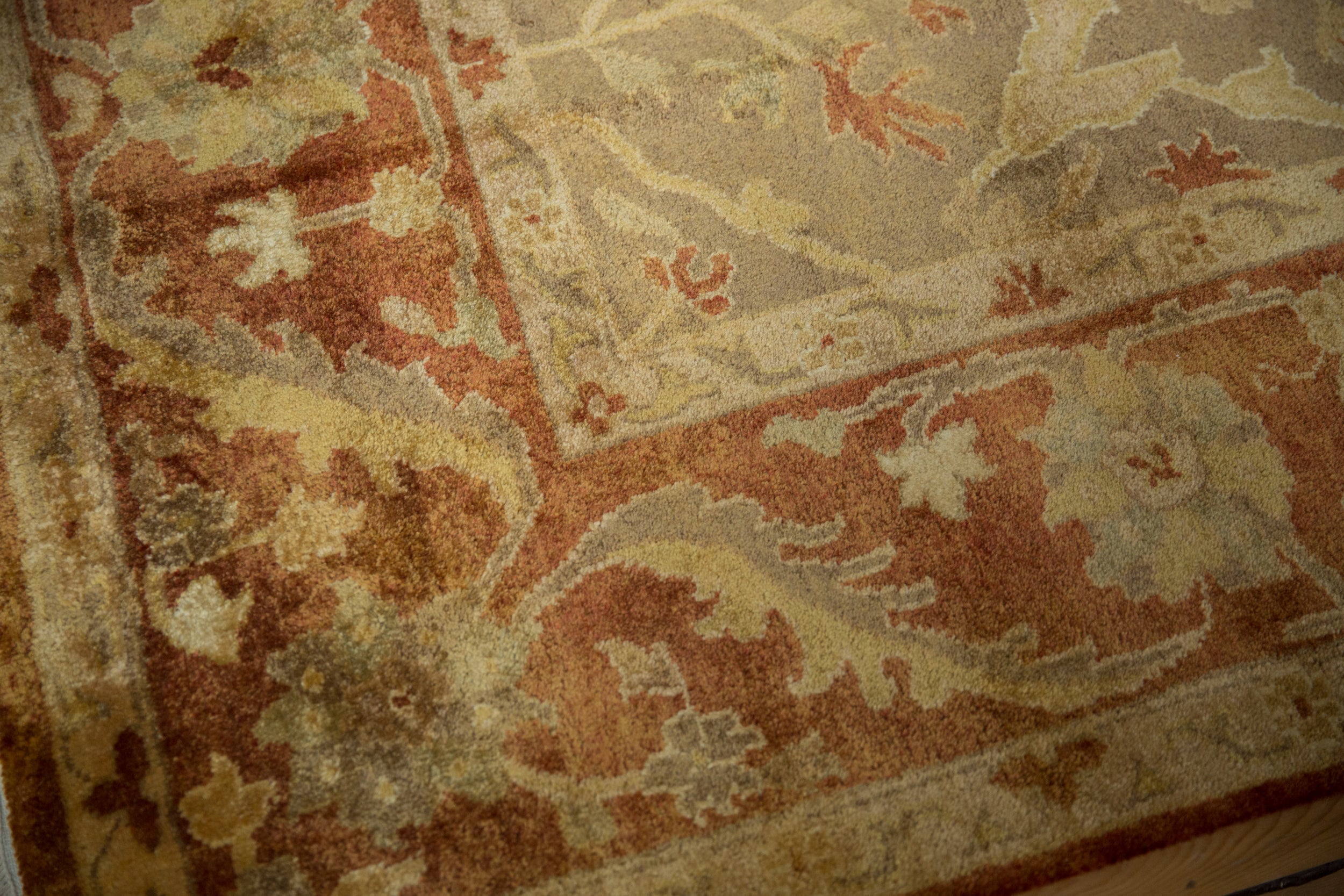 8.5x11.5 New Gold Wash Indian Oushak Design Carpet by Old New House® - product image 6 for Resin Society