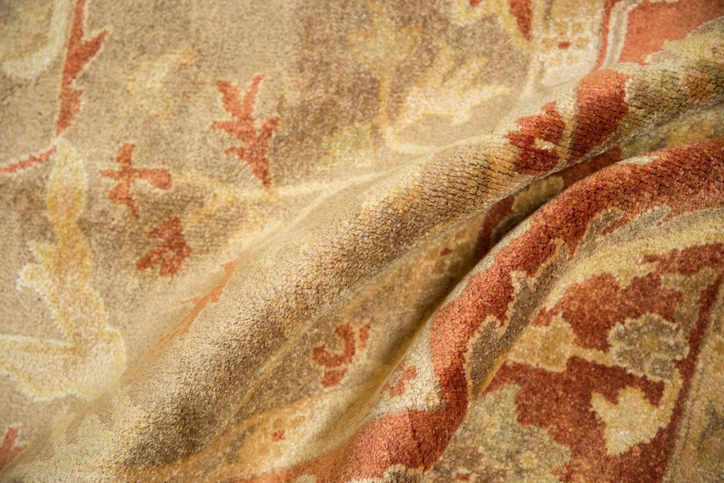 8.5x11.5 New Gold Wash Indian Oushak Design Carpet by Old New House® - product image 15 for Resin Society