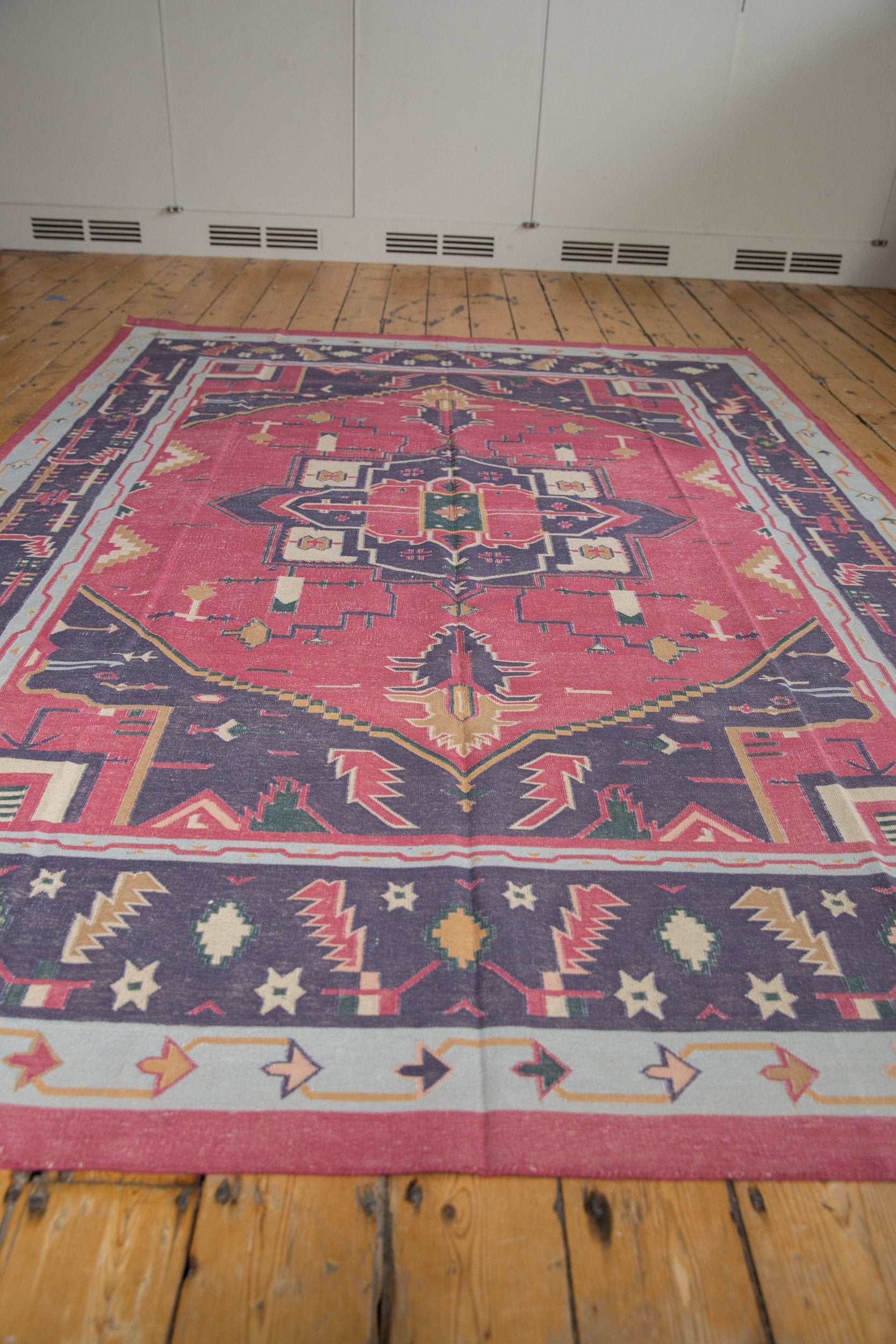 6x9 Vintage Stone Wash Dhurrie Carpet by Old New House® - product image 3 for Resin Society