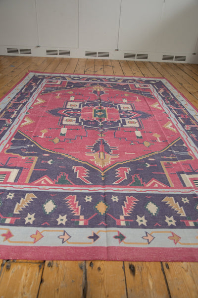 6x9 Vintage Stone Wash Dhurrie Carpet by Old New House® - product image 3 for Resin Society