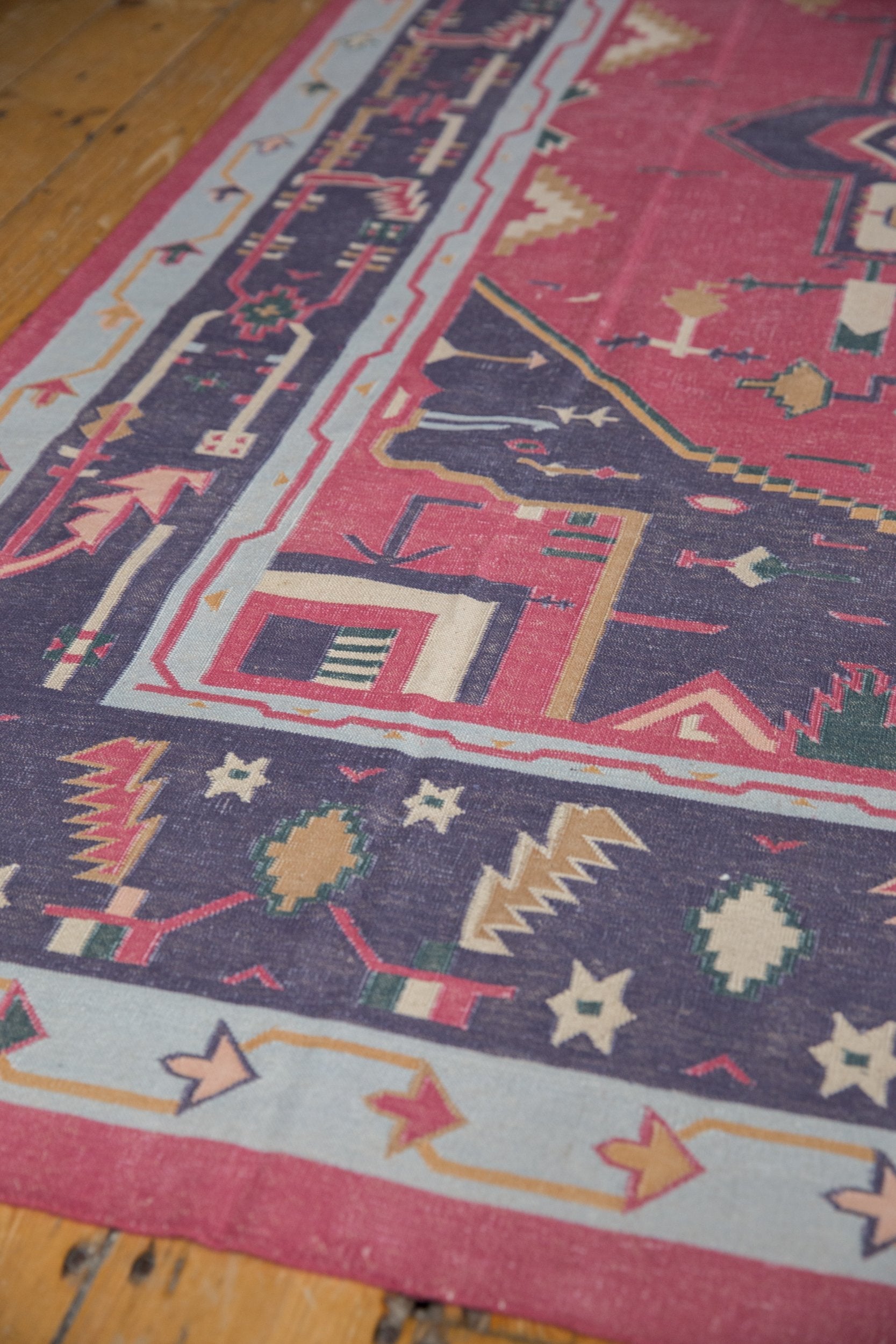 6x9 Vintage Stone Wash Dhurrie Carpet by Old New House® - product image 4 for Resin Society