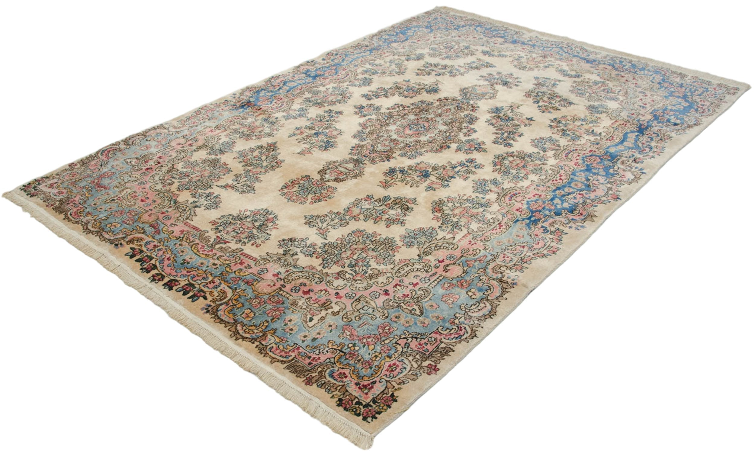 6x9 Vintage Fine Kerman Carpet by Old New House® - product image 3 for Resin Society