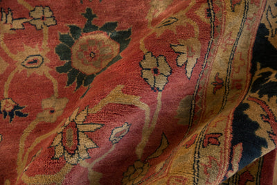 9x11.5 Vintage Agra Carpet by Old New House® - product image 10 for Resin Society