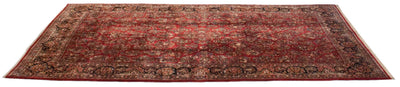 10.5x18.5 Vintage American Sarouk Carpet by Old New House® - product image 2 for Resin Society