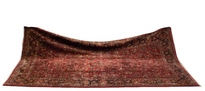 10.5x18.5 Vintage American Sarouk Carpet by Old New House® - product image 3 for Resin Society