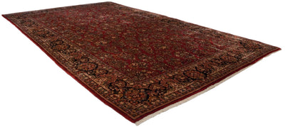 10.5x18.5 Vintage American Sarouk Carpet by Old New House® - product image 4 for Resin Society