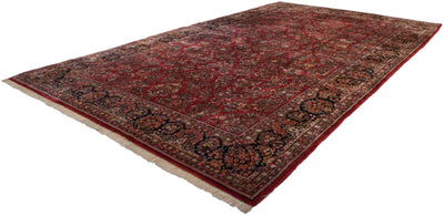 10.5x18.5 Vintage American Sarouk Carpet by Old New House® - product image 5 for Resin Society