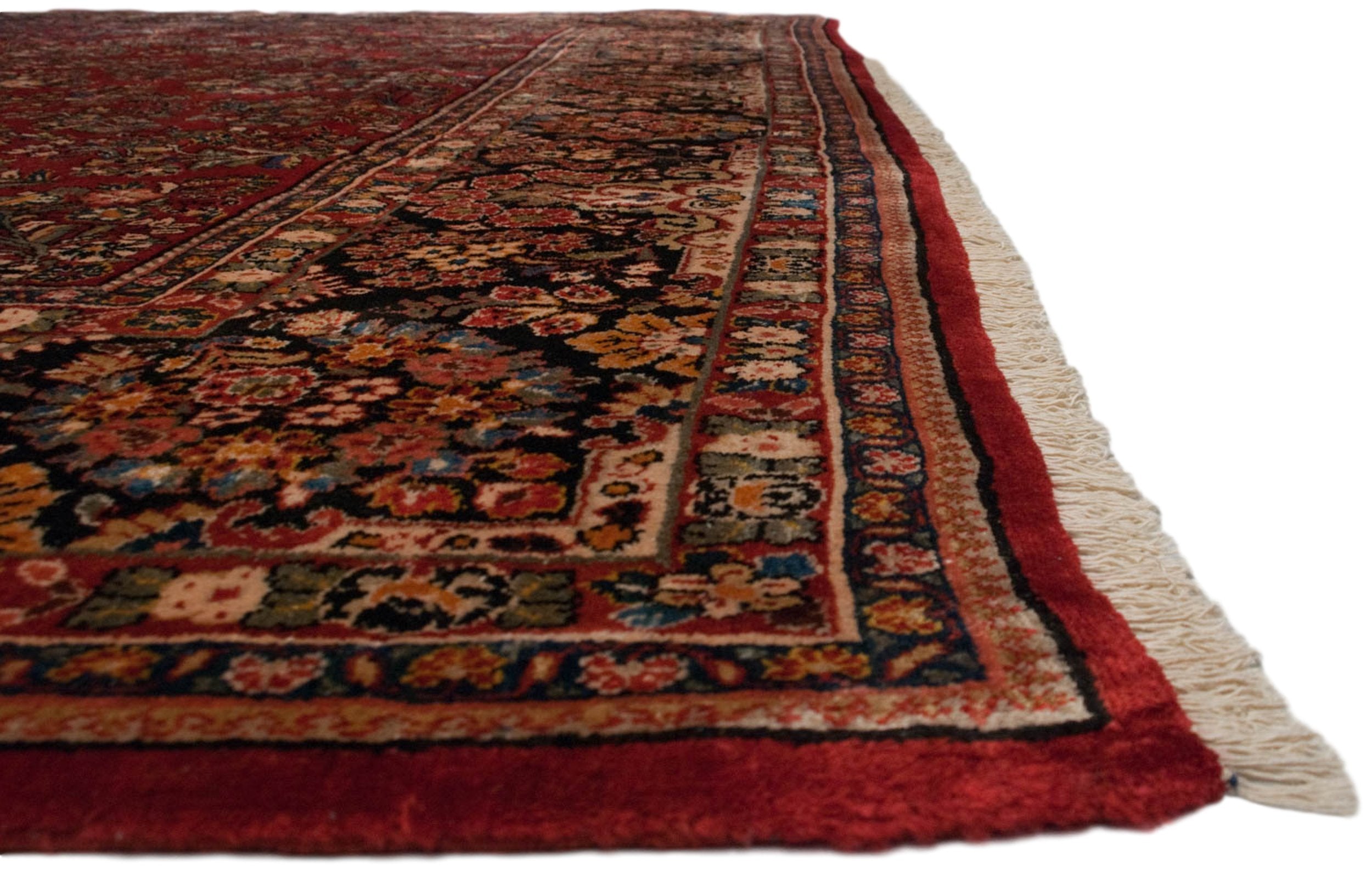 10.5x18.5 Vintage American Sarouk Carpet by Old New House® - product image 6 for Resin Society