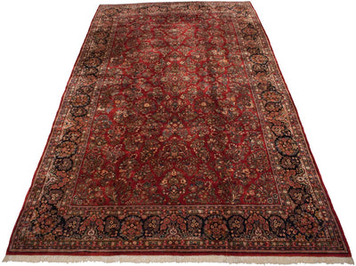 10.5x18.5 Vintage American Sarouk Carpet by Old New House® - product image 10 for Resin Society