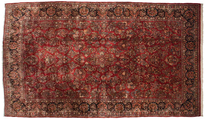 10.5x18.5 Vintage American Sarouk Carpet by Old New House® - product image 11 for Resin Society