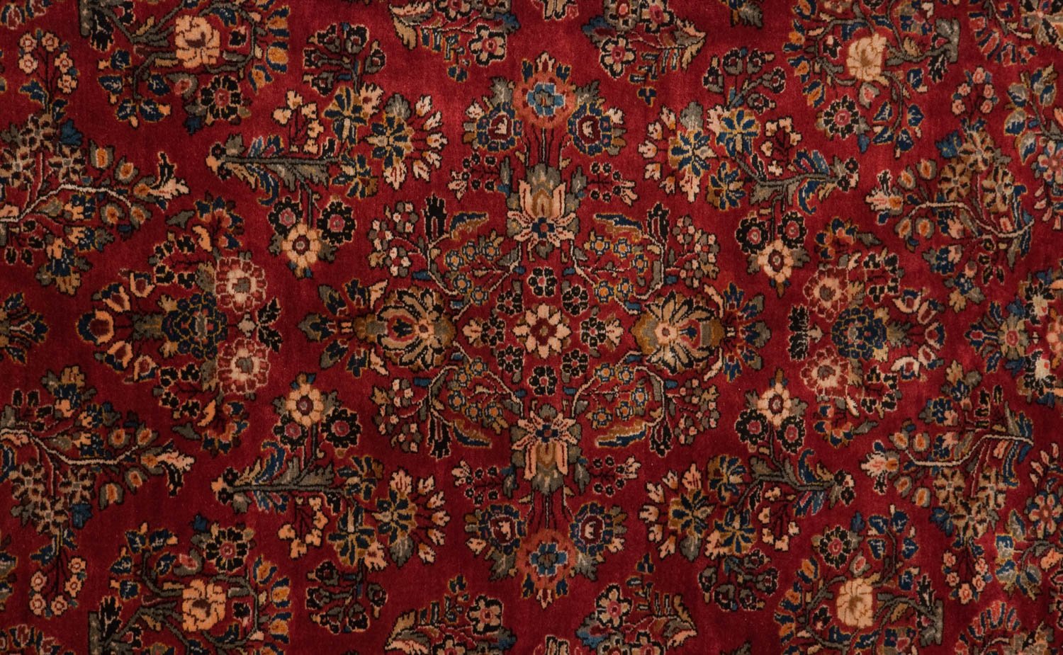 10.5x18.5 Vintage American Sarouk Carpet by Old New House® - product image 17 for Resin Society