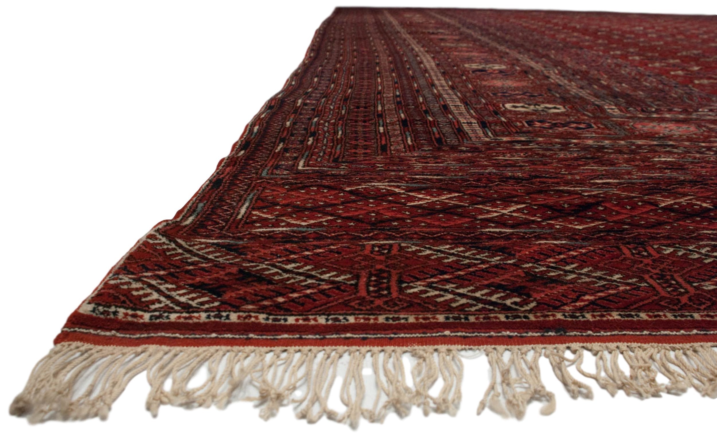 13x17.5 Vintage Fine Bokhara Carpet by Old New House® - product image 6 for Resin Society