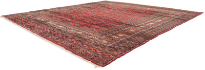 14x15.5 Vintage Fine Bokhara Square Carpet by Old New House® - product image 2 for Resin Society