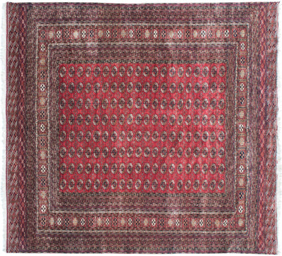 14x15.5 Vintage Fine Bokhara Square Carpet by Old New House® - product image 7 for Resin Society