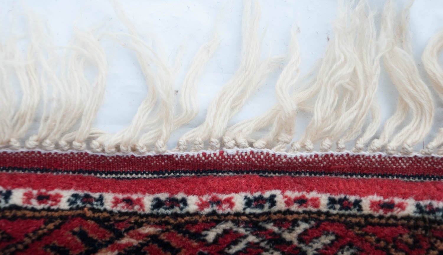 14x15.5 Vintage Fine Bokhara Square Carpet by Old New House® - product image 13 for Resin Society