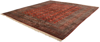 12x12.5 Vintage Fine Bokhara Square Carpet by Old New House® - product image 5 for Resin Society