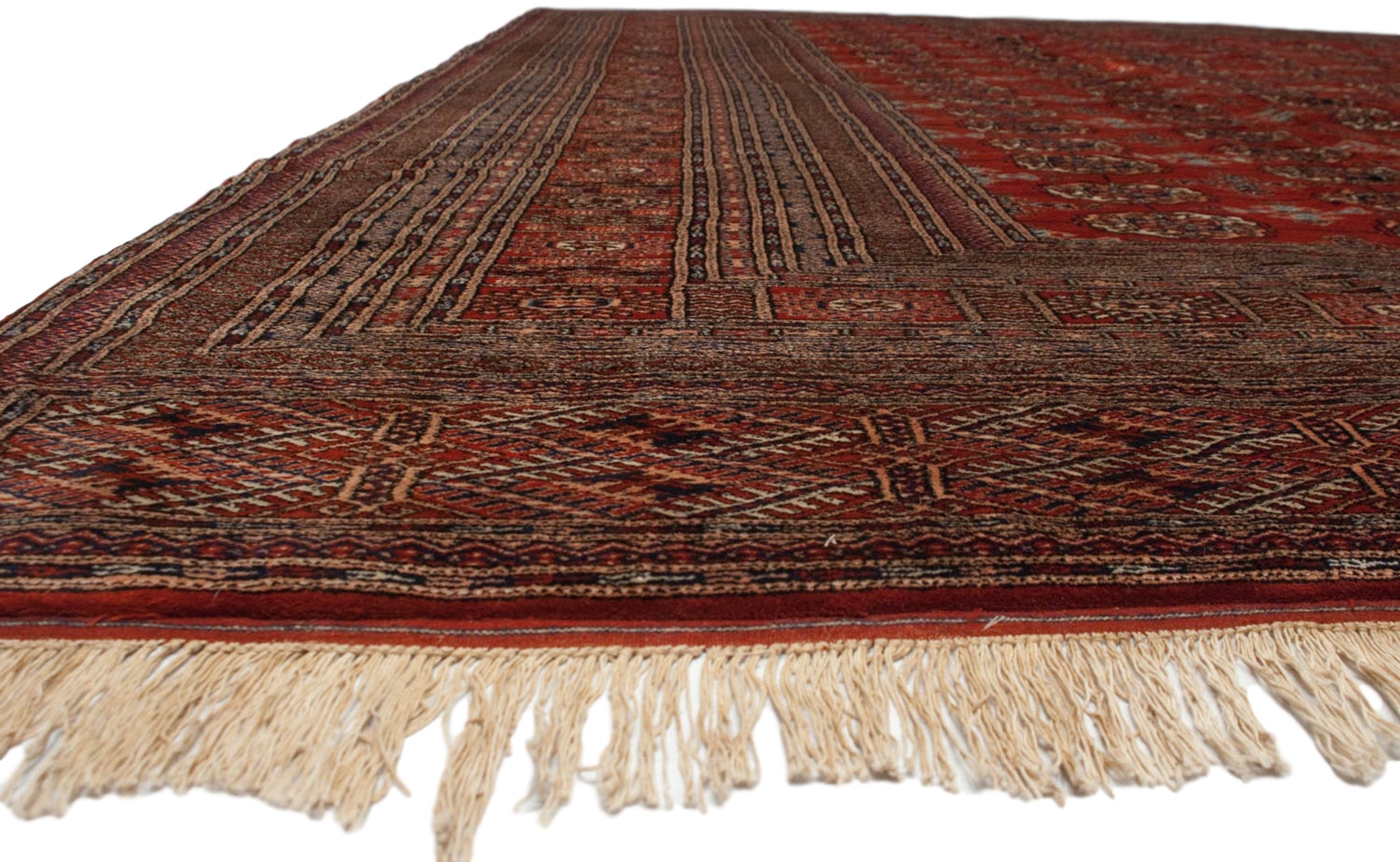 12x12.5 Vintage Fine Bokhara Square Carpet by Old New House® - product image 6 for Resin Society