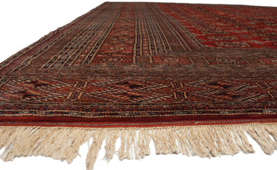 12x12.5 Vintage Fine Bokhara Square Carpet by Old New House® - product image 6 for Resin Society