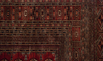 12x12.5 Vintage Fine Bokhara Square Carpet by Old New House® - product image 12 for Resin Society