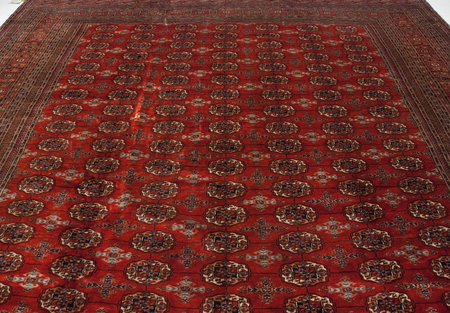 12x12.5 Vintage Fine Bokhara Square Carpet by Old New House® - product image 16 for Resin Society