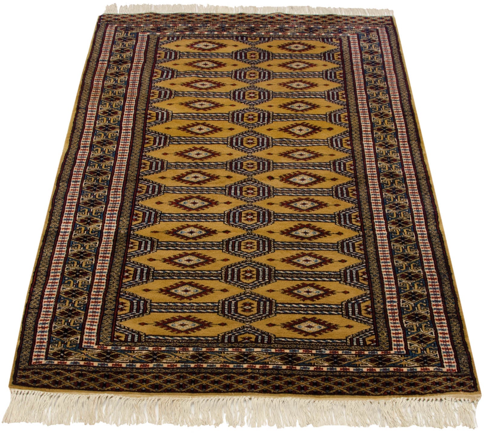 3x4.5 Vintage Fine Pakistani Turkmen Design Rug by Old New House® - product image 2 for Resin Society