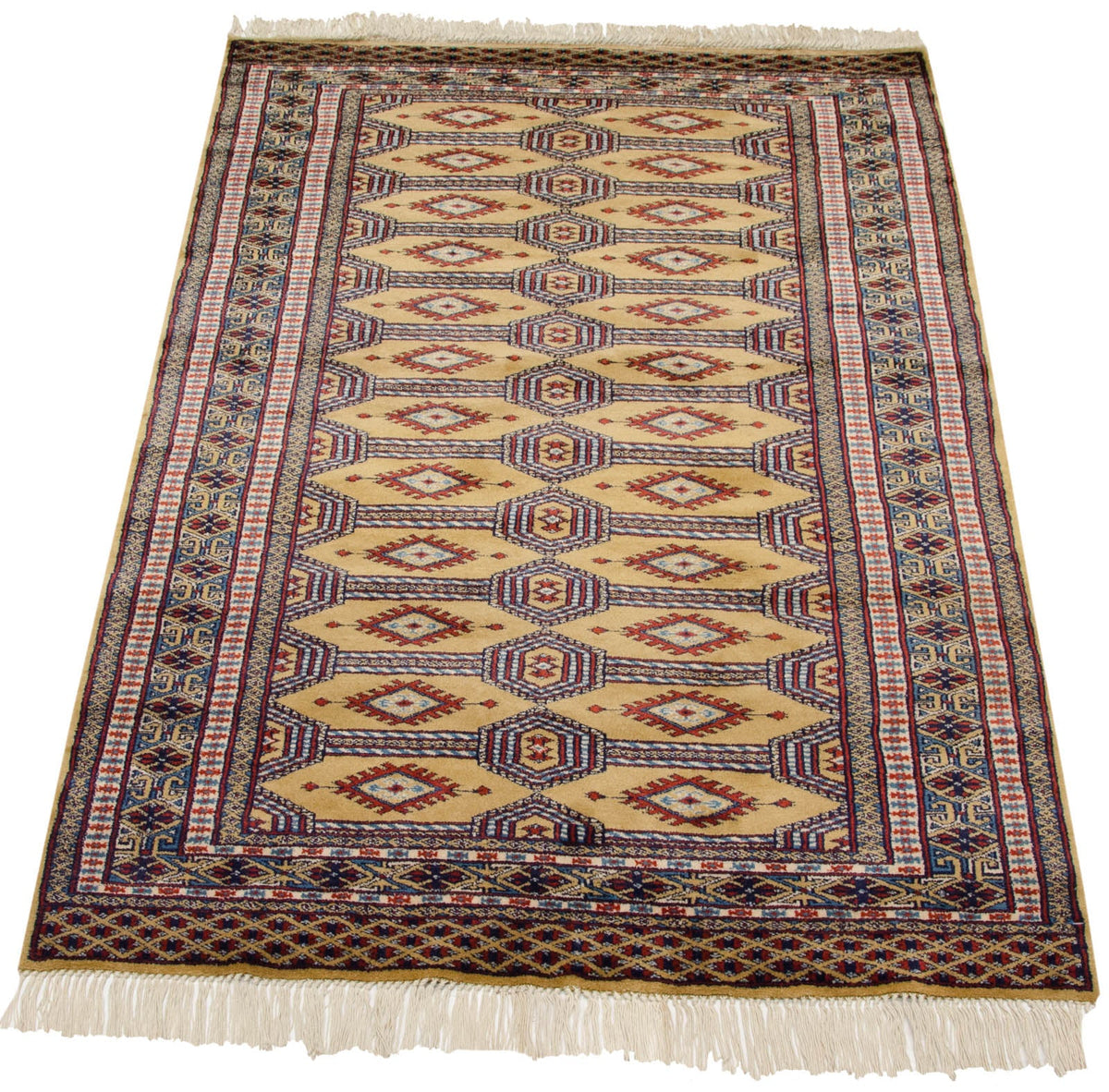 3x4.5 Vintage Fine Pakistani Turkmen Design Rug by Old New House® - product image 4 for Resin Society