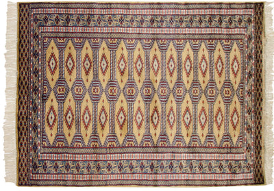 3x4.5 Vintage Fine Pakistani Turkmen Design Rug by Old New House® - product image 5 for Resin Society