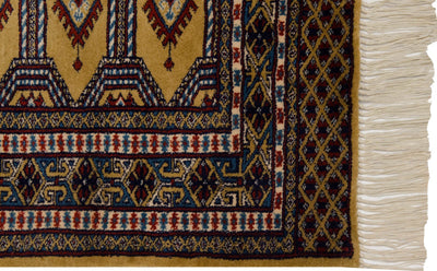 3x4.5 Vintage Fine Pakistani Turkmen Design Rug by Old New House® - product image 6 for Resin Society