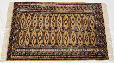 3x4.5 Vintage Fine Pakistani Turkmen Design Rug by Old New House® - product image 7 for Resin Society